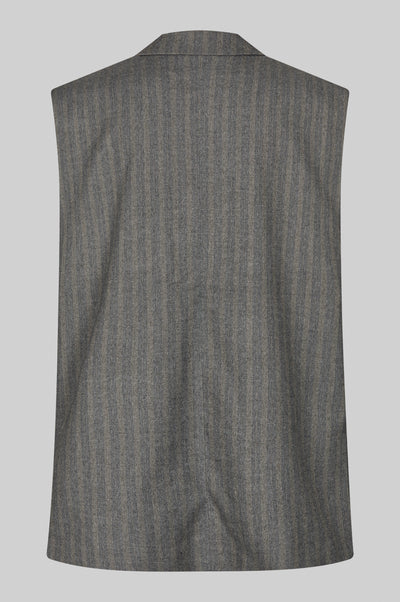 Hollanda waistcoat grey melange